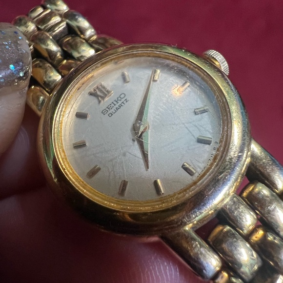 👑✅PRICE FIRM✅Vintage Seiko Stainless Steel Gold Watch - Picture 10 of 17